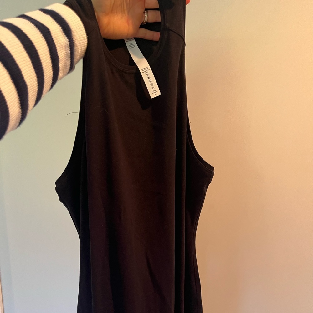 Lululemon Black Sleeveless fitted Dress